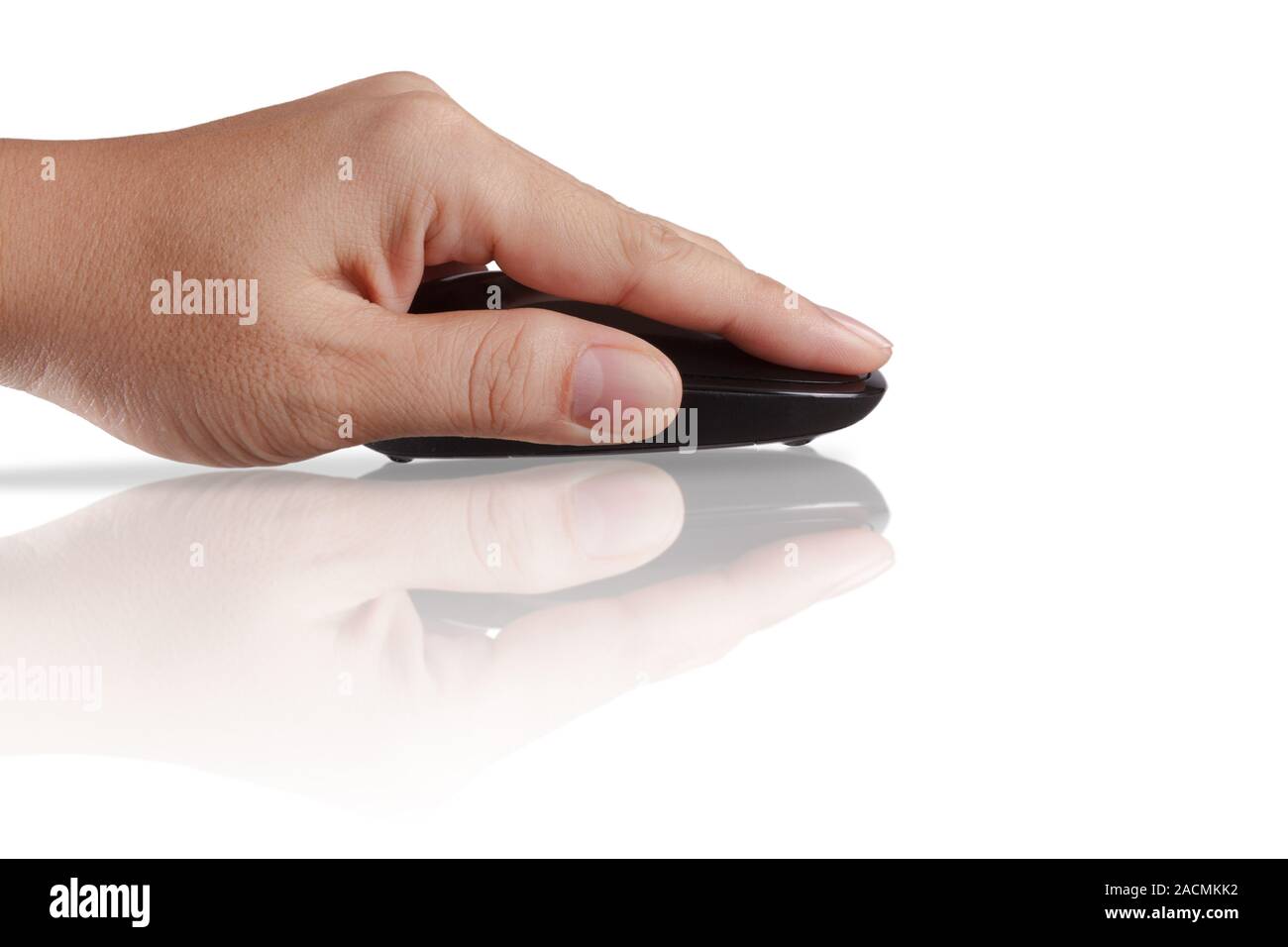 Wireless computer mouse Stock Photo