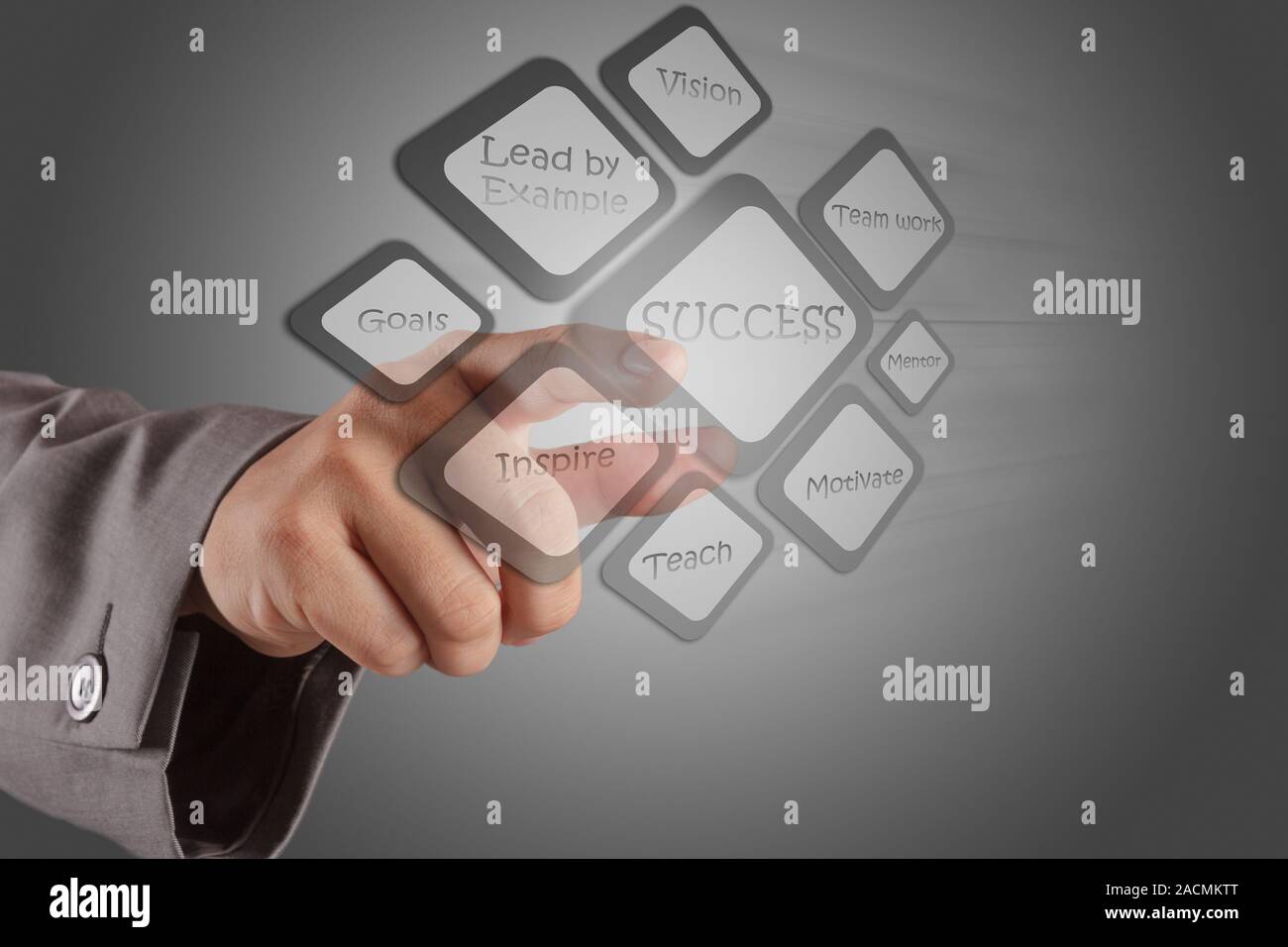 shows success abstract flow chart Stock Photo