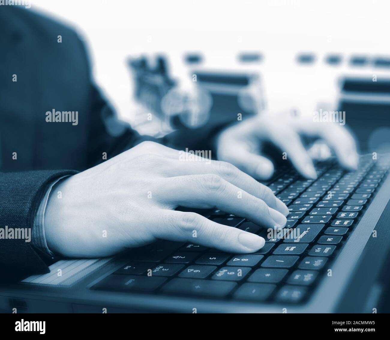 Close up programmer typing hi-res stock photography and images - Alamy