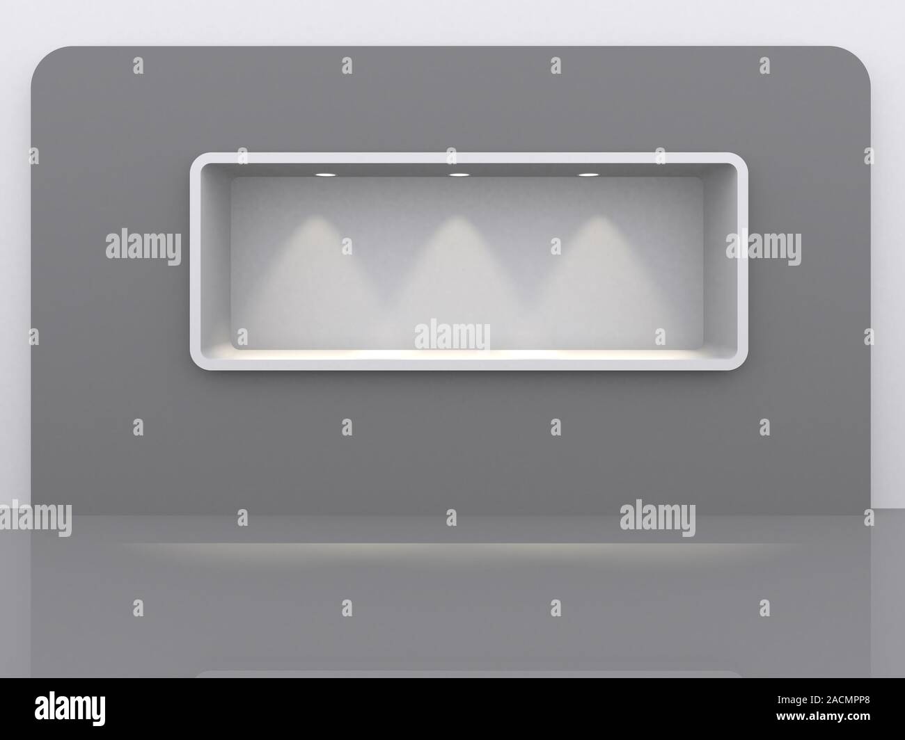 Empty presentation shelf hi-res stock photography and images - Alamy