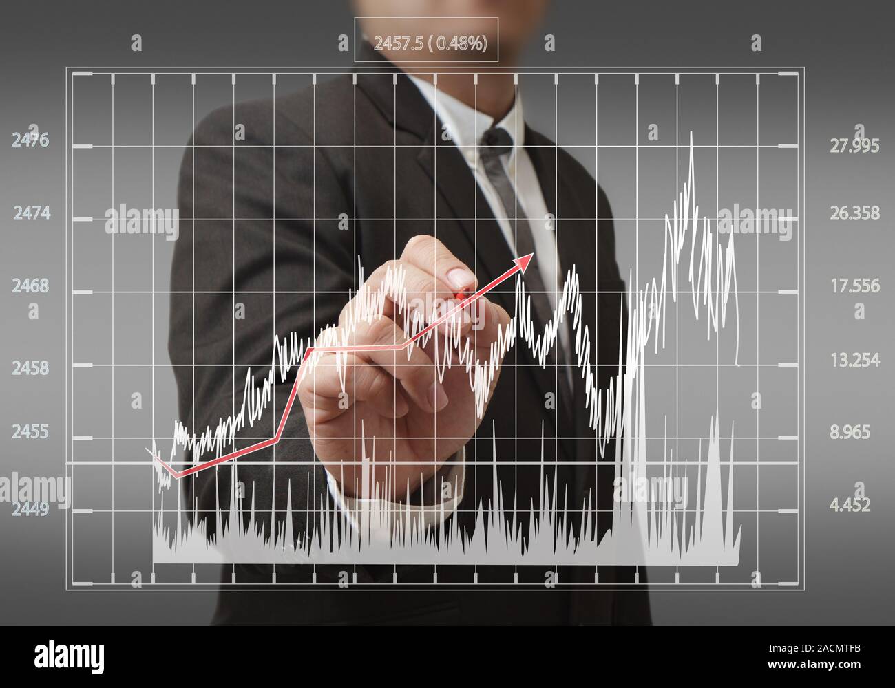 Young stylish Businessman Stock Photo