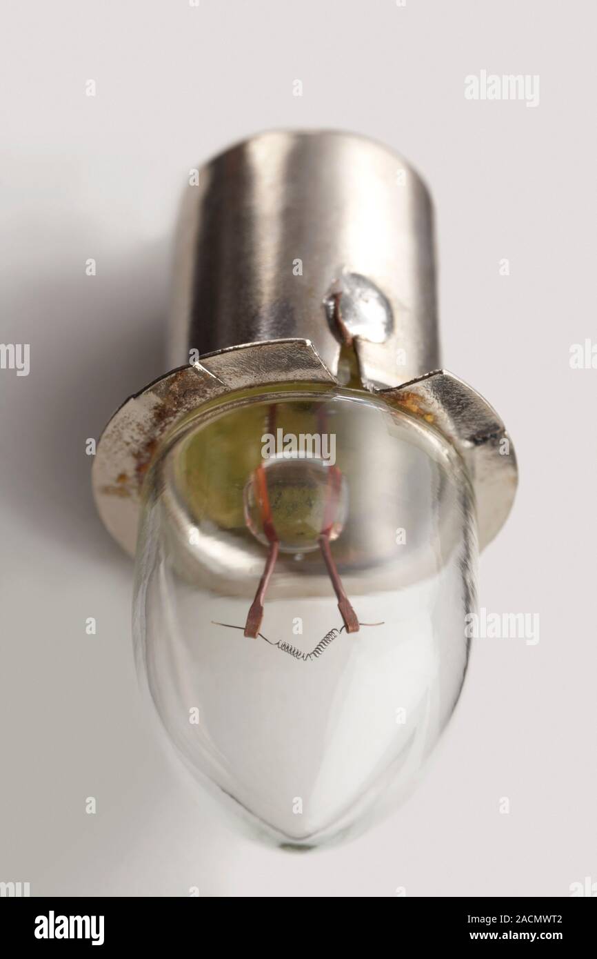 Kryptonfilled incandescent light bulb. Incandescent light bulbs