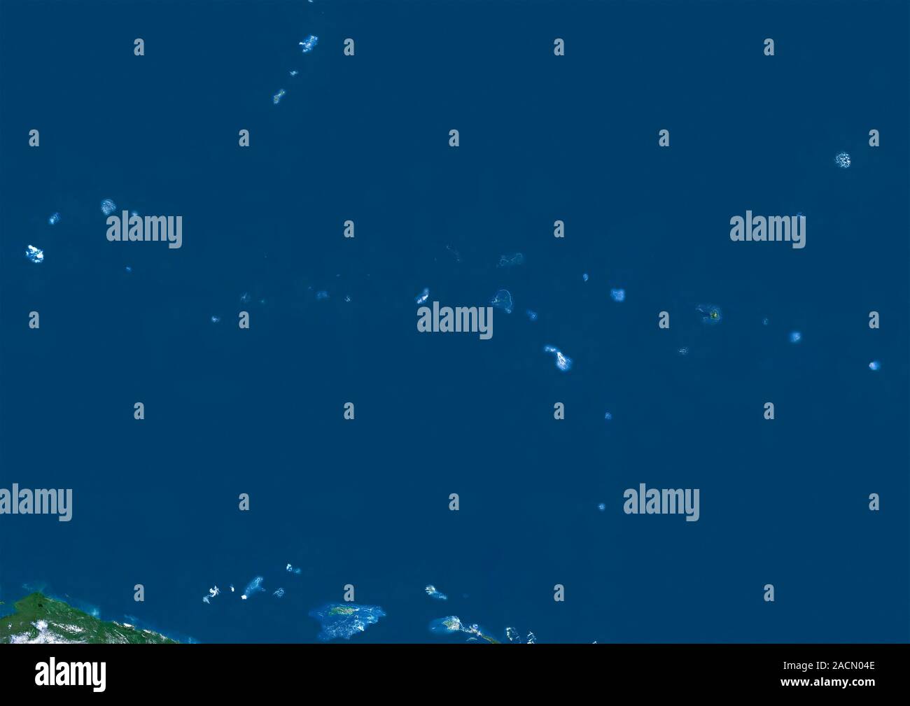 Micronesia View Micronesia. North is at top. Satellite image showing the collection of ...