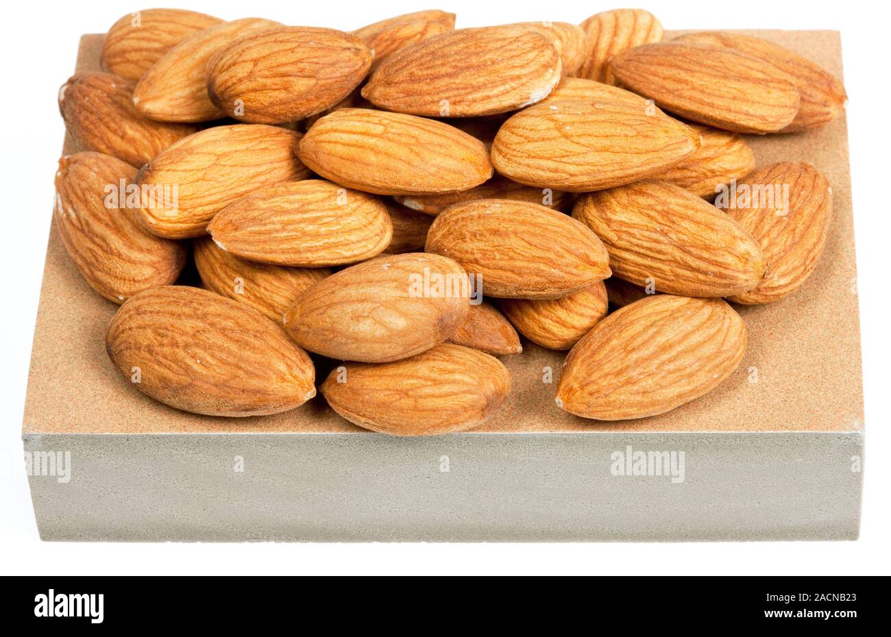 Almond shell MDF. Closeup of MDF (mediumdensity fibreboard, bottom