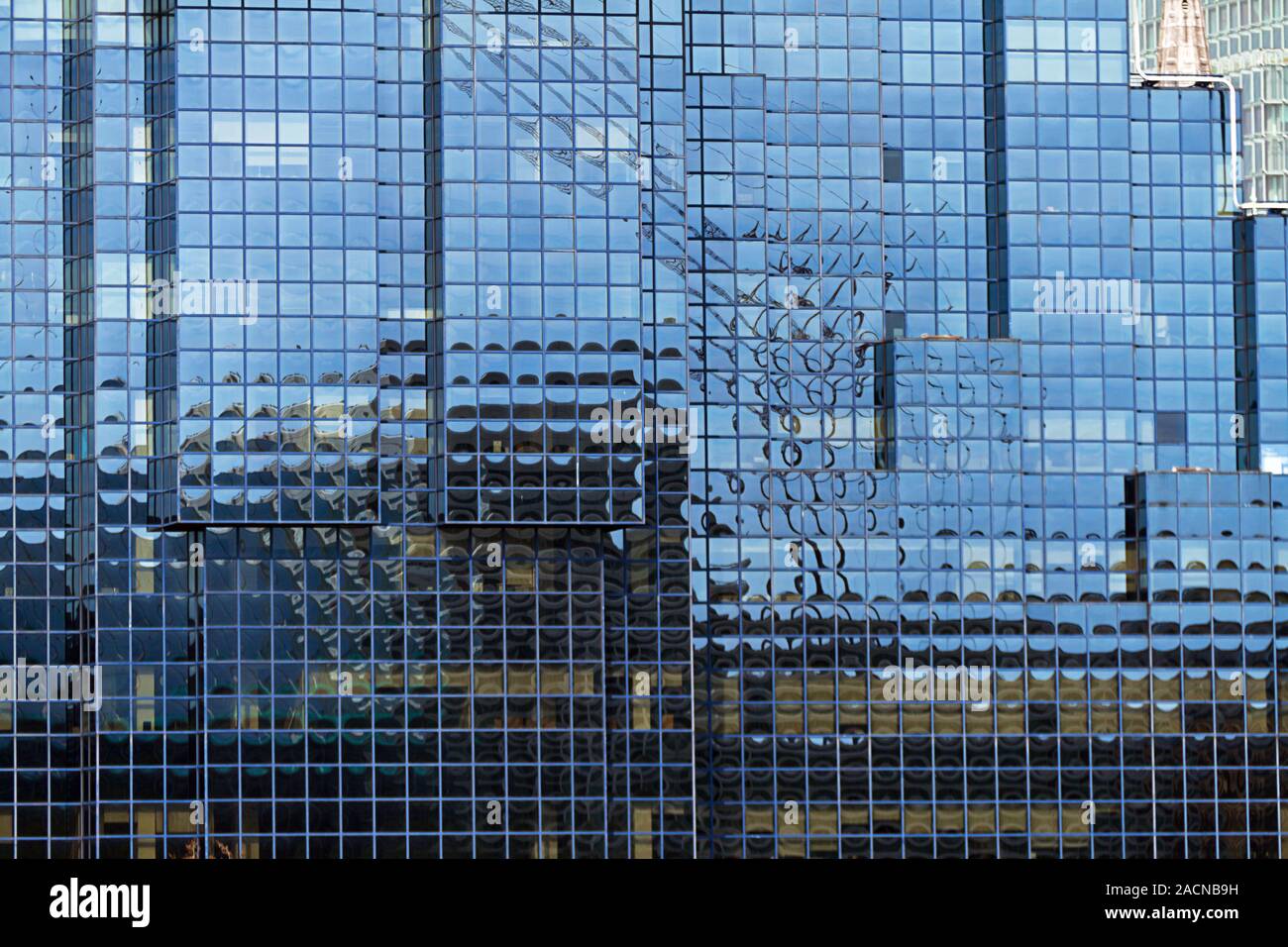 Facade of a modern office building London Stock Photo