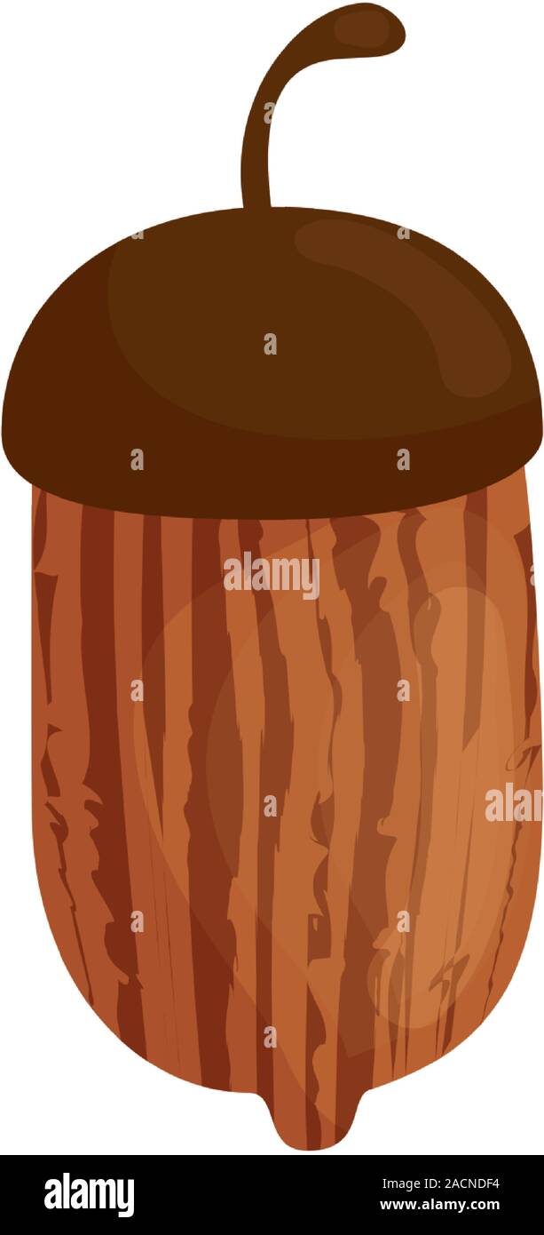 Autumn season acorn vector design Stock Vector