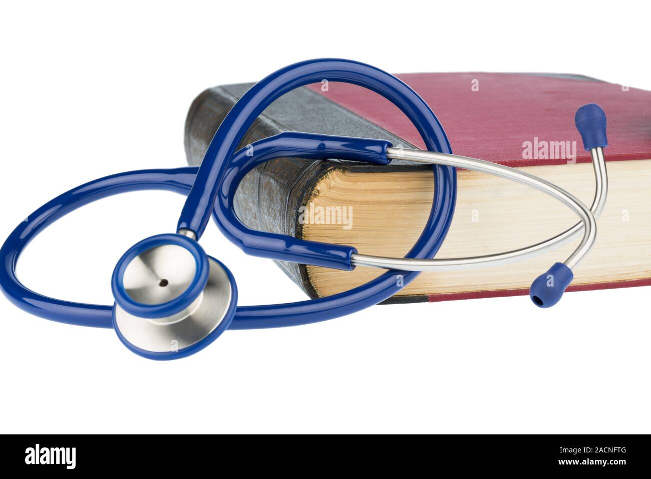 Book and stethoscope Stock Photo Alamy