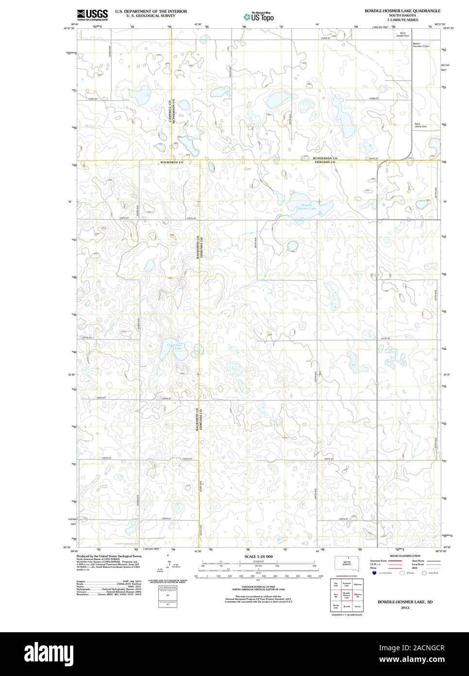 Map of bowdle Cut Out Stock Images & Pictures Alamy