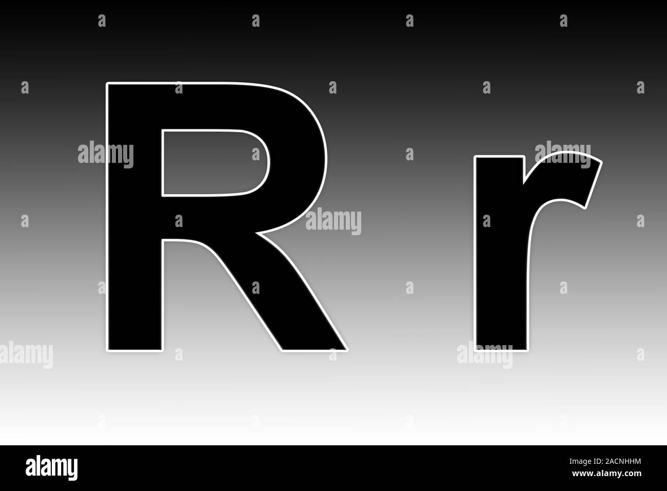 Letter R Black and White Stock Photos & Images Alamy