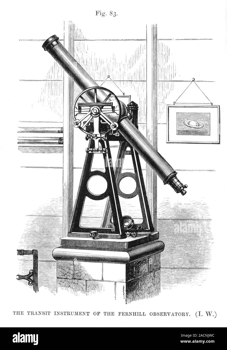 Transit Instrument Modern Transit instrument, Fernhill Observatory, Isle of Wight, UK. A transit ...