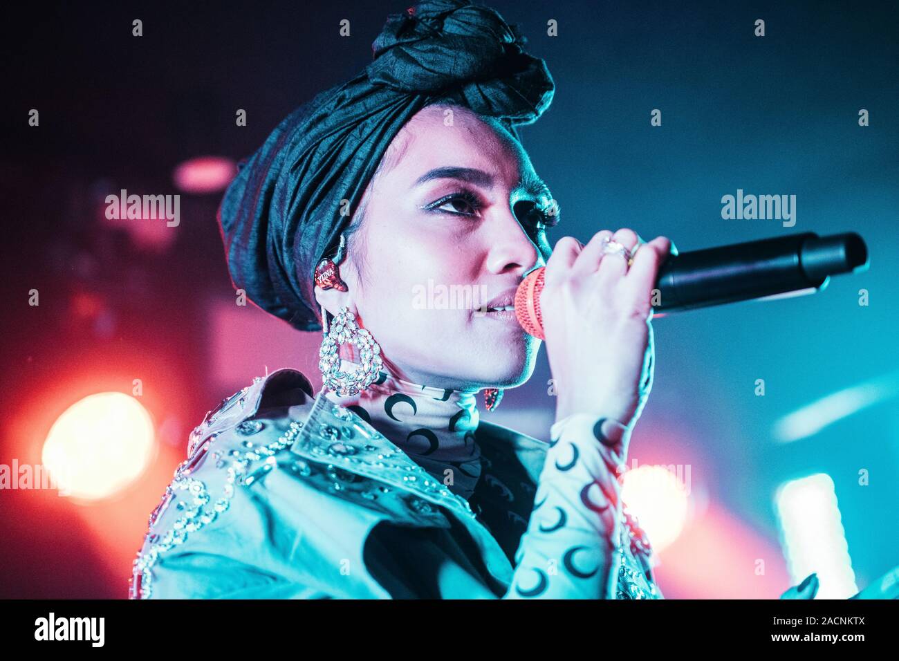 Copenhagen, Denmark. 02nd Dec, 2019. The Malaysian singer and songwriter Yuna performs a live concert at BETA in Copenhagen. (Photo Credit: Gonzales Photo/Mathias Kristensen/Alamy Live News). Stock Photo