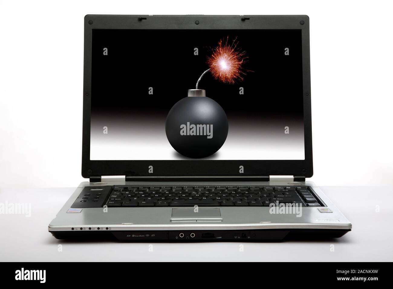 Internet terrorism, conceptual image. Stock Photo
