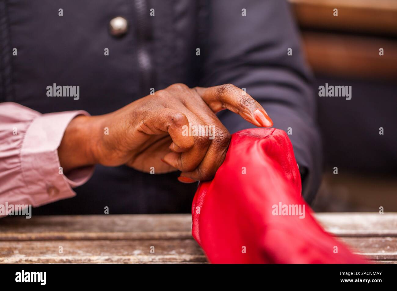 Red gloves hires stock photography and images Alamy