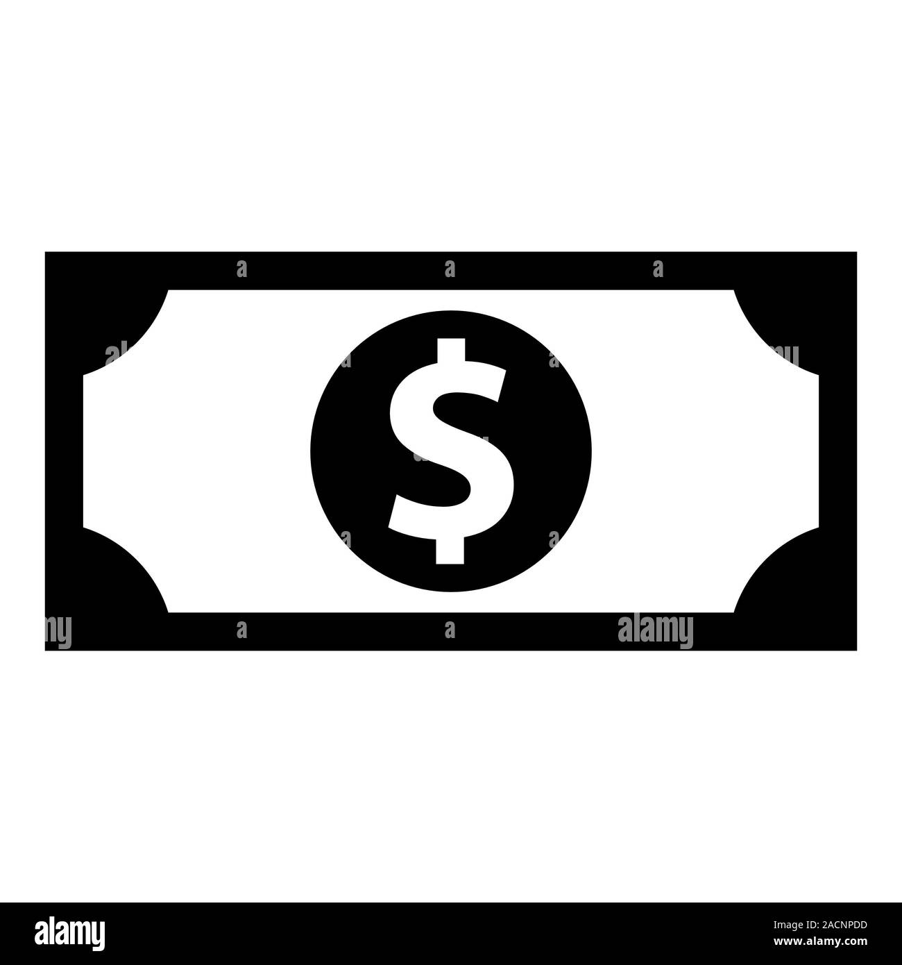 Dollar bill note Black and White Stock Photos & Images - Alamy