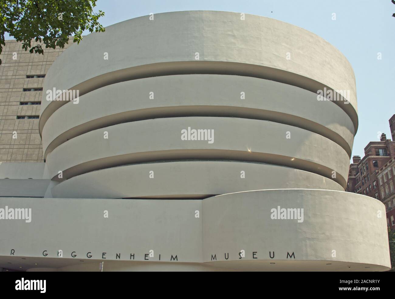 Solomon R. Guggenheim Museum, Upper East Side, Manhattan, New York City, USA, Nordamerika, Amerika Stock Photo