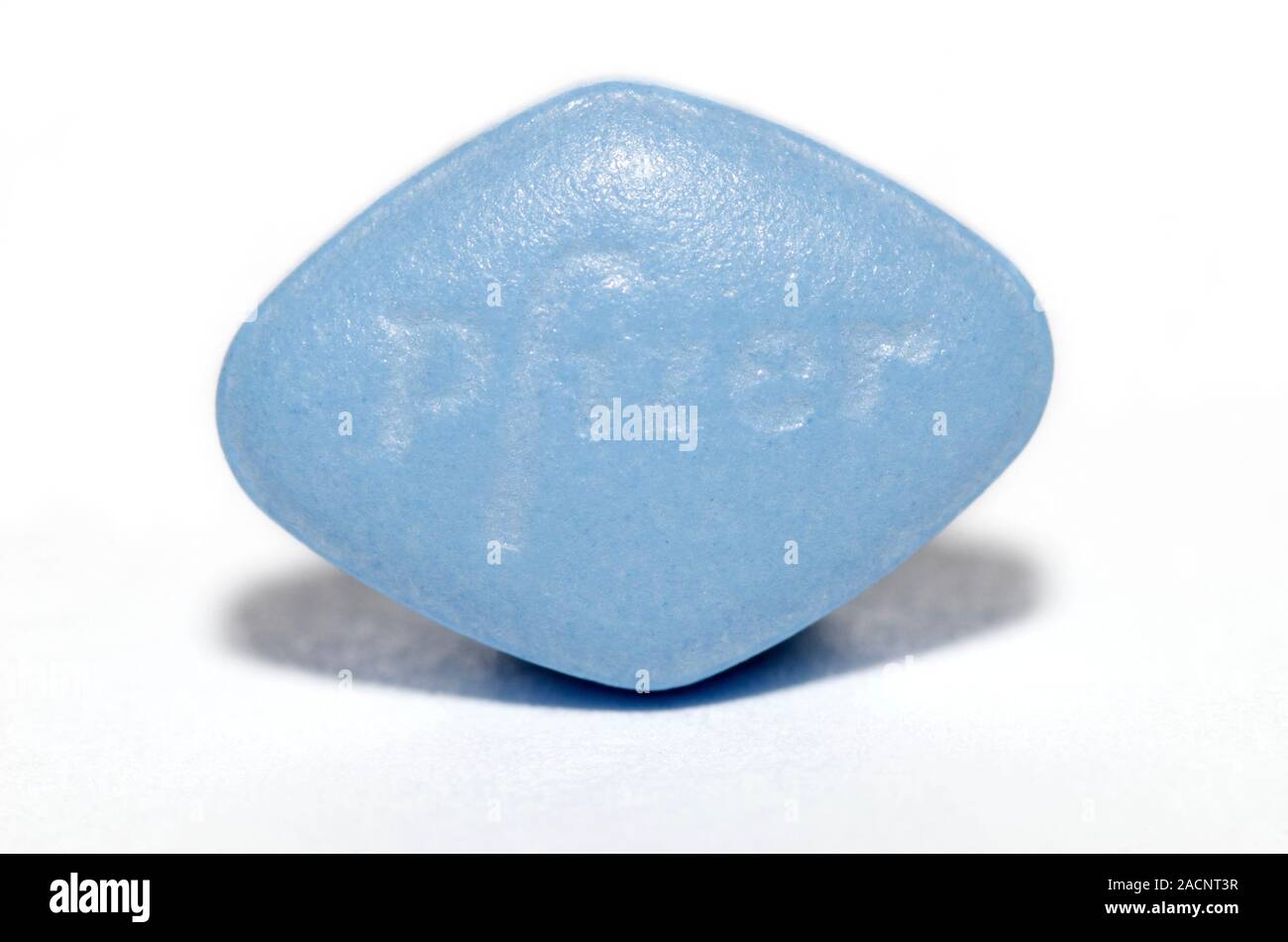 Tablet of Viagra (Sildenafil citrate), a drug used to treat erectile ...