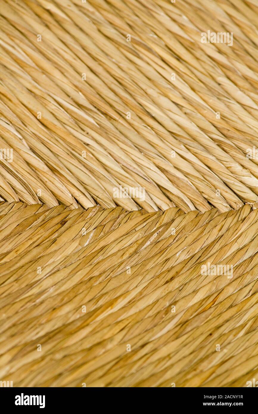 Portuguese handcrafted chair texture Stock Photo