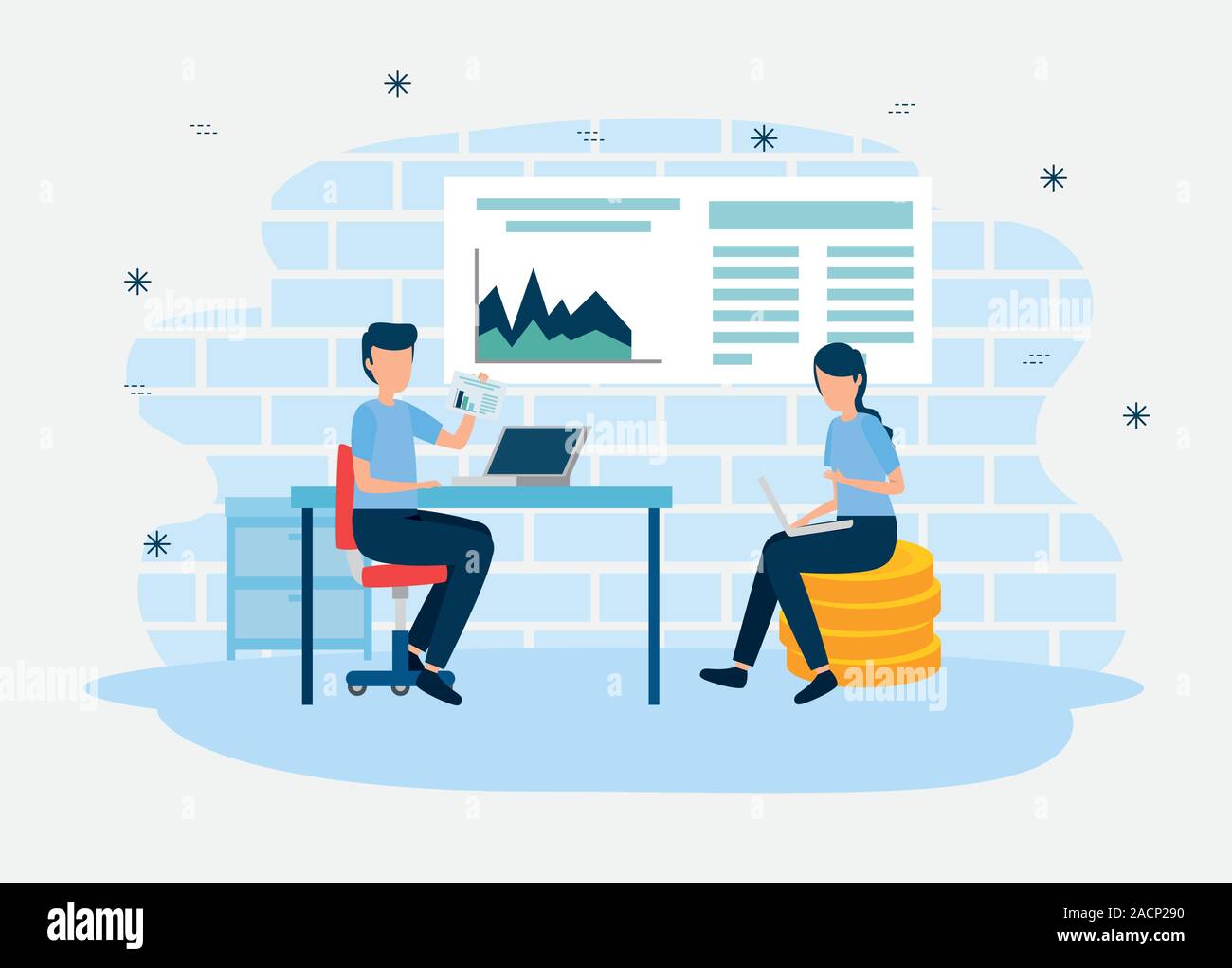 Business analysis statistics vector design Stock Vector Image & Art - Alamy