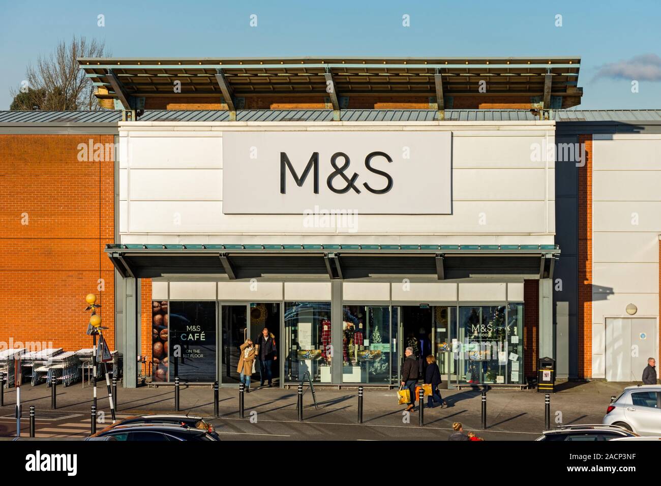 The M S Marks And Spencer Store Entrance Lord Sheldon Way Ashton Under Lyne Tameside Gtr Manchester England Uk Stock Photo Alamy