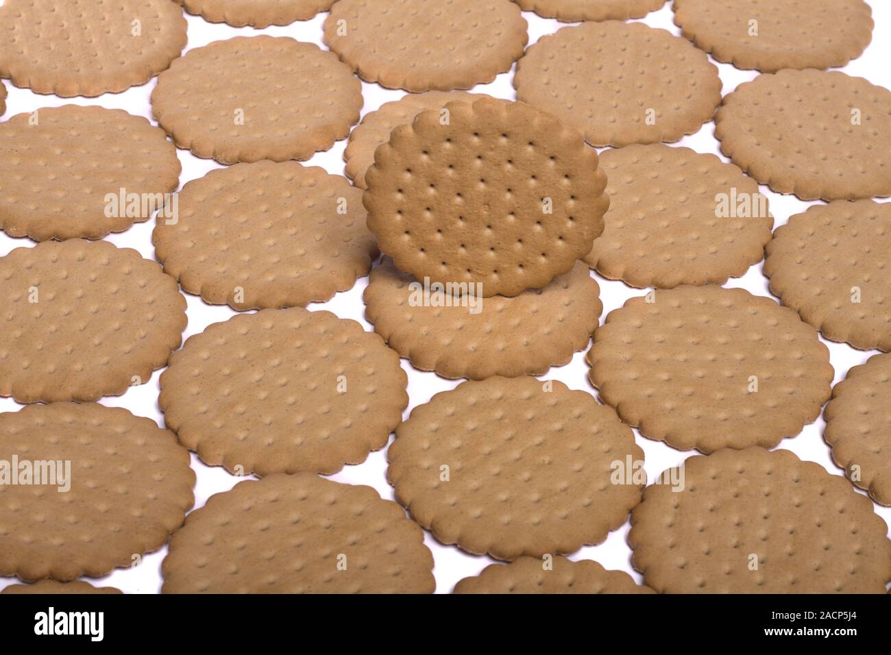 many biscuits Stock Photo