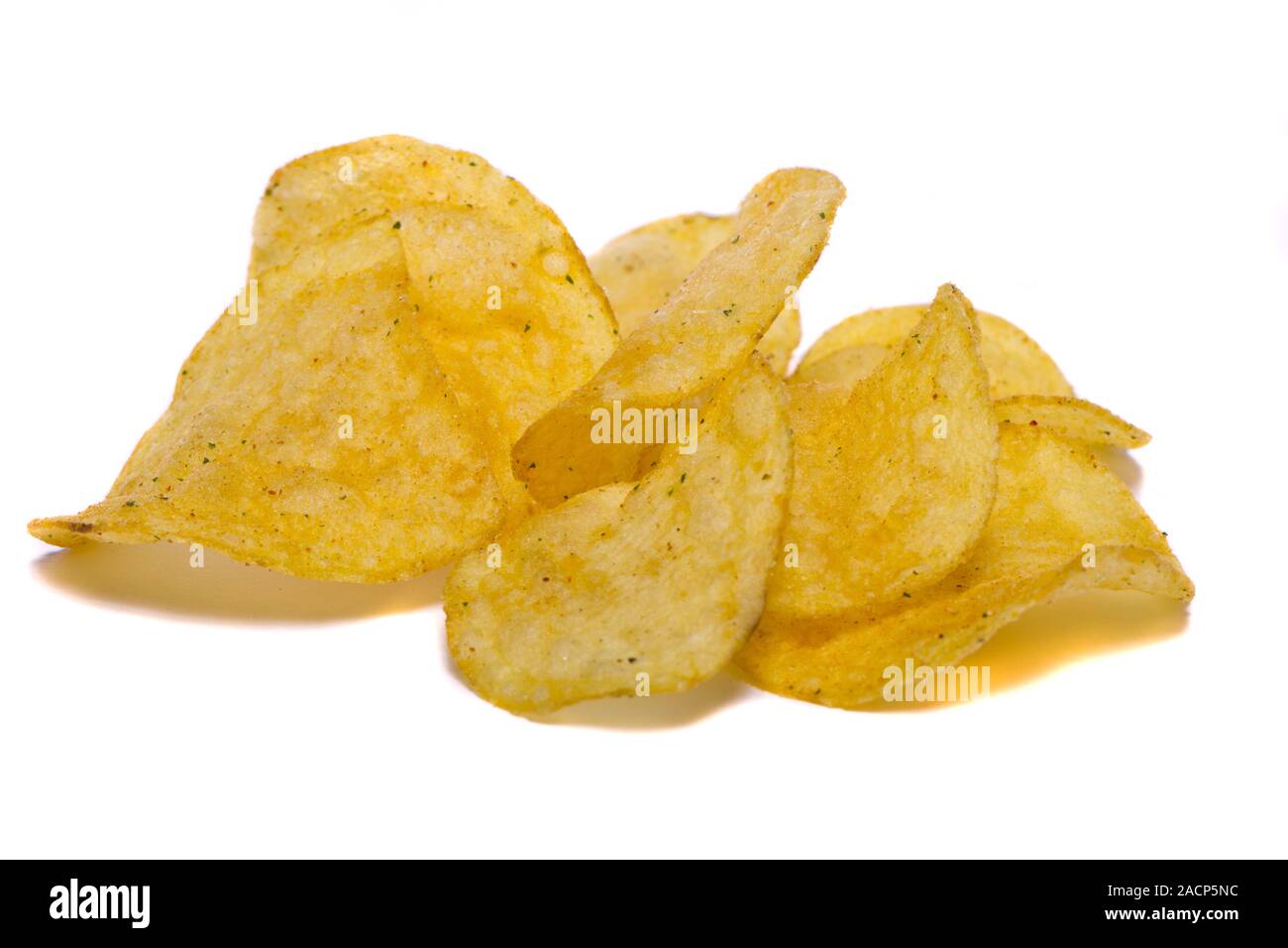 yellow potato chips Stock Photo Alamy