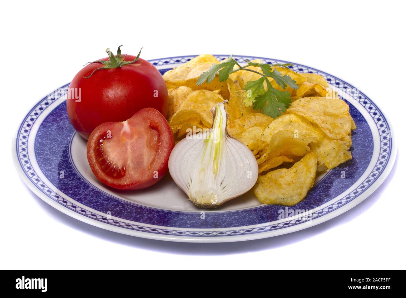 yellow potato chip Stock Photo Alamy