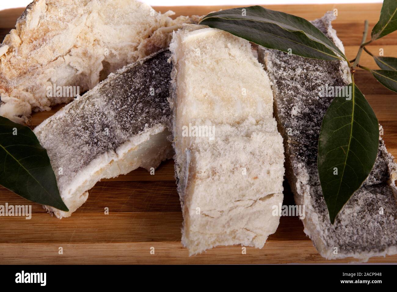 slices of salted cod Stock Photo Alamy