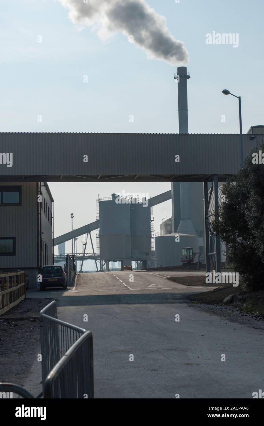 Sludge and biomass power plant at Shotton UPM (newsprint paper mill