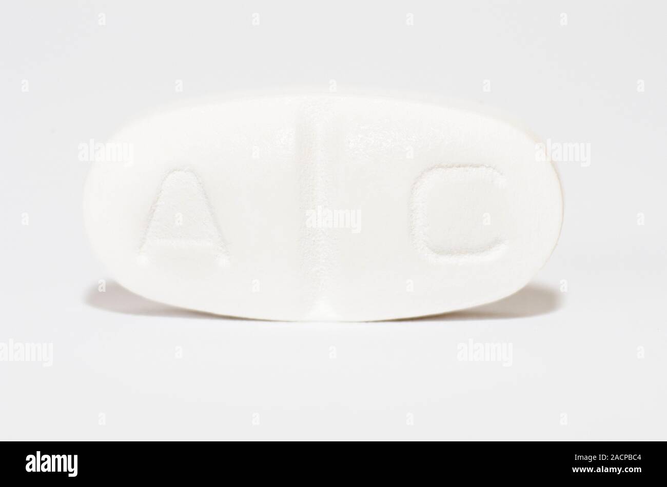 Augmentin tablet, an antibiotic drug combination of amoxicillin