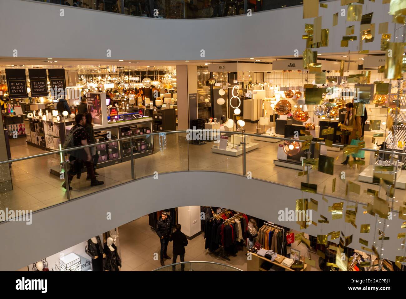 John Lewis Department Store In Oxford Street London Uk Stock