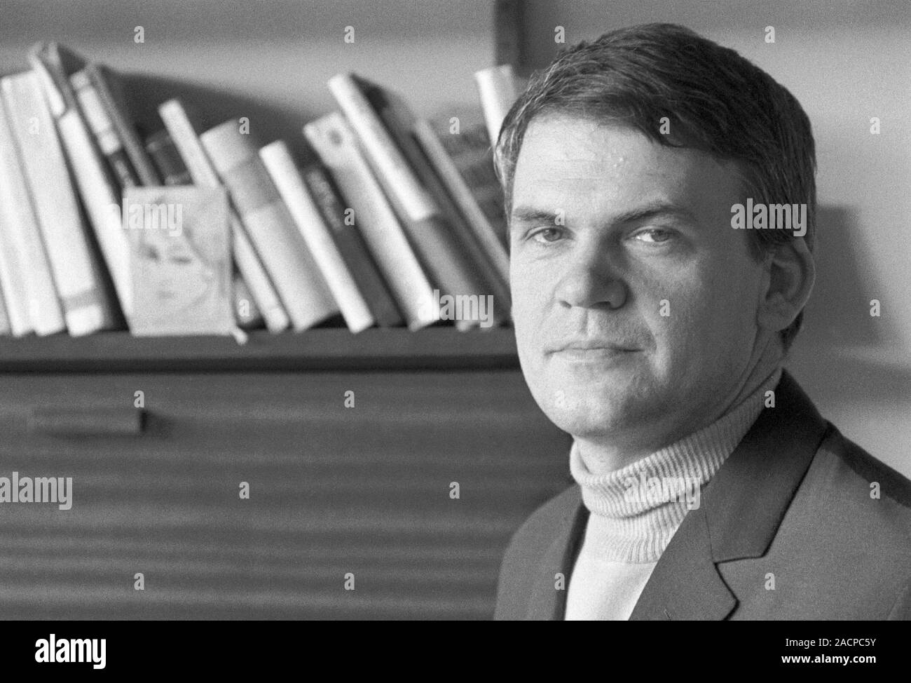 ***FILE PHOTO*** Milan Kundera, a Czech-born author living in France, has regained Czech citizenship after 40 years, daily Pravo writes on December 3, Stock Photo