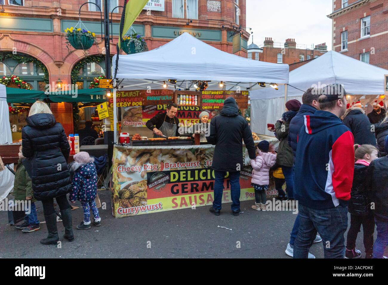 St John’s Wood Christmas Fair, London Stock Photo Alamy
