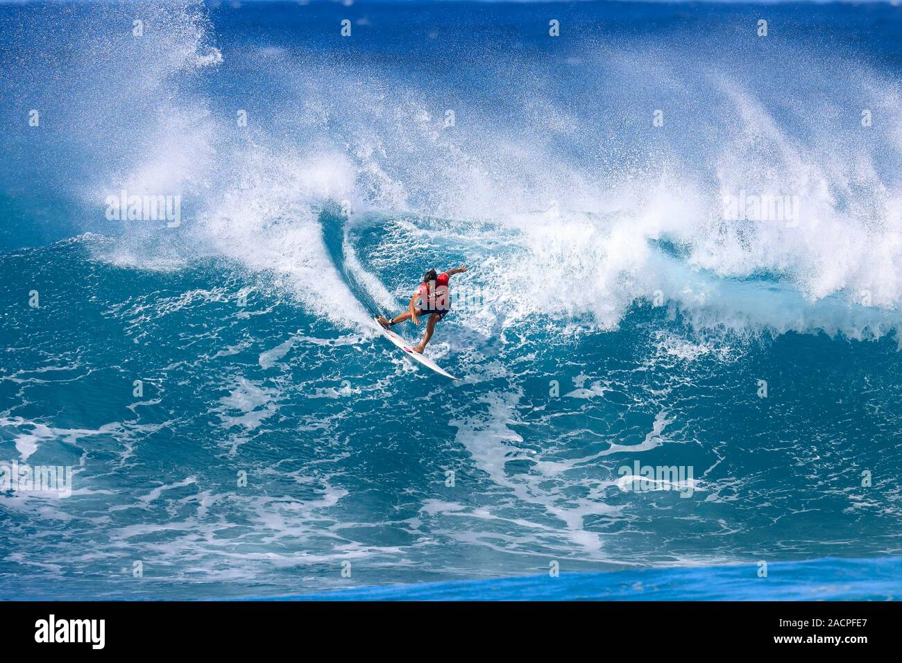 Sunset Beach, Haleiwa, Hawaii. Kanoa Igarashi, December 2 2019 - Surfing :  WSL Vans World Cup of Surfing QFinal at Sunset Beach, Haleiwa, Hawaii,  U.S.A. Credit: KONDO/AFLO/Alamy Live News Stock Photo - Alamy