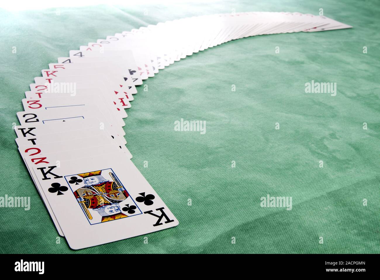 spreading of cards Stock Photo - Alamy
