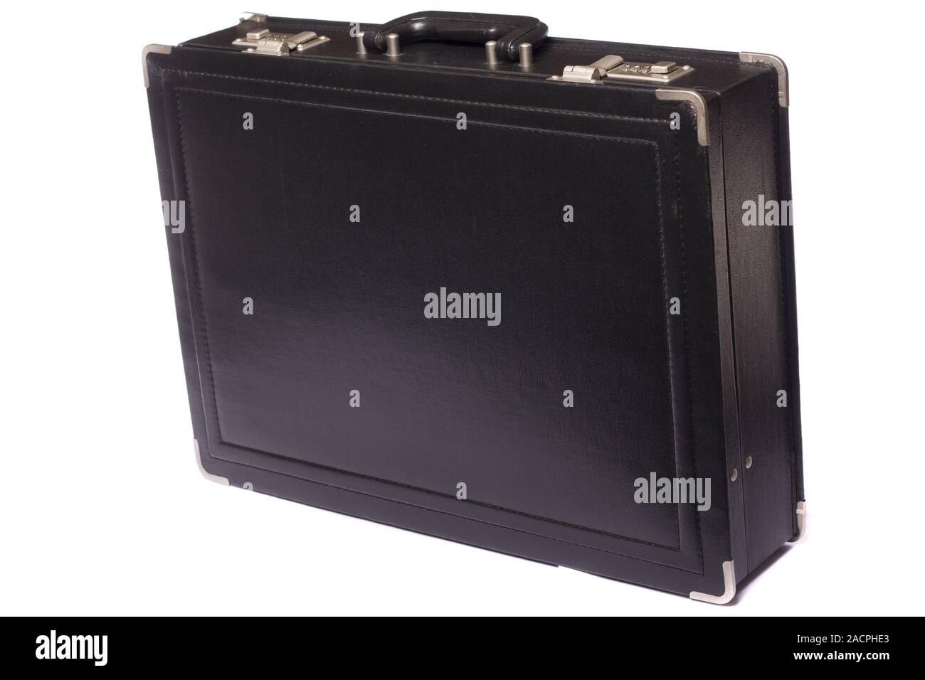 hard black Business briefcase Stock Photo Alamy