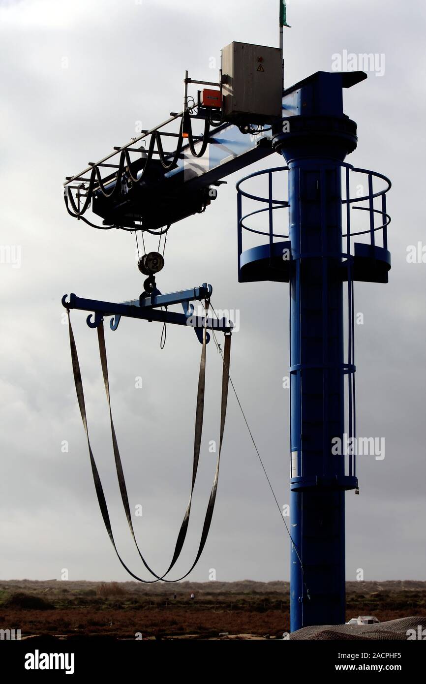 Boat lifter Stock Photo