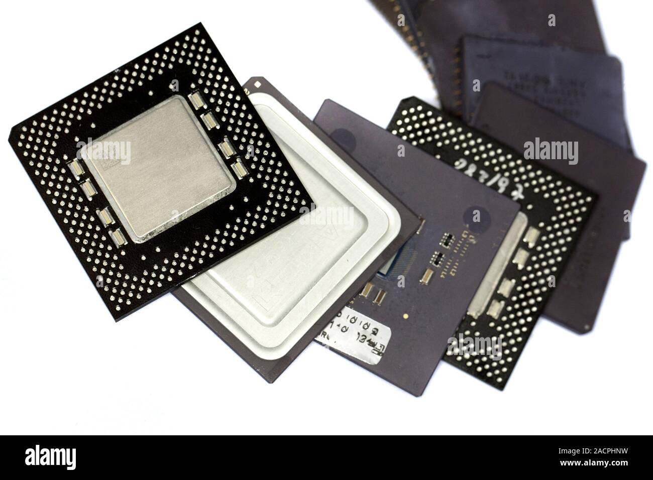 Computer motherboard detail Cut Out Stock Images & Pictures - Alamy