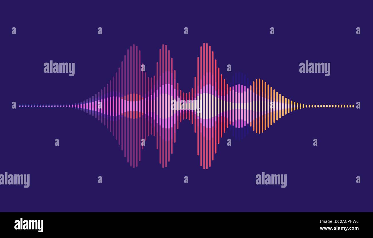 Moving Sound Waves Background