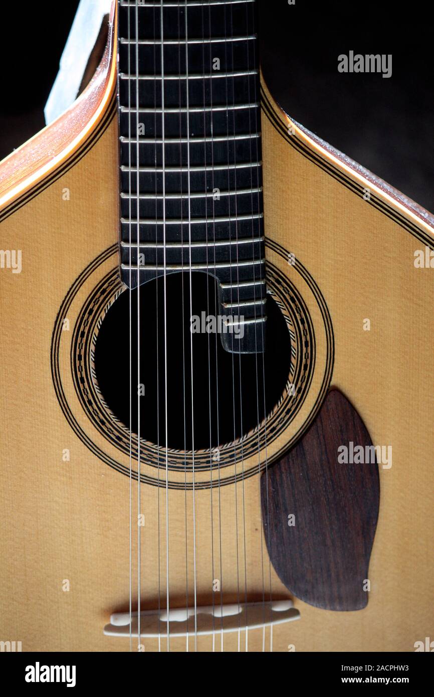 Classic guitar closeup Stock Photo