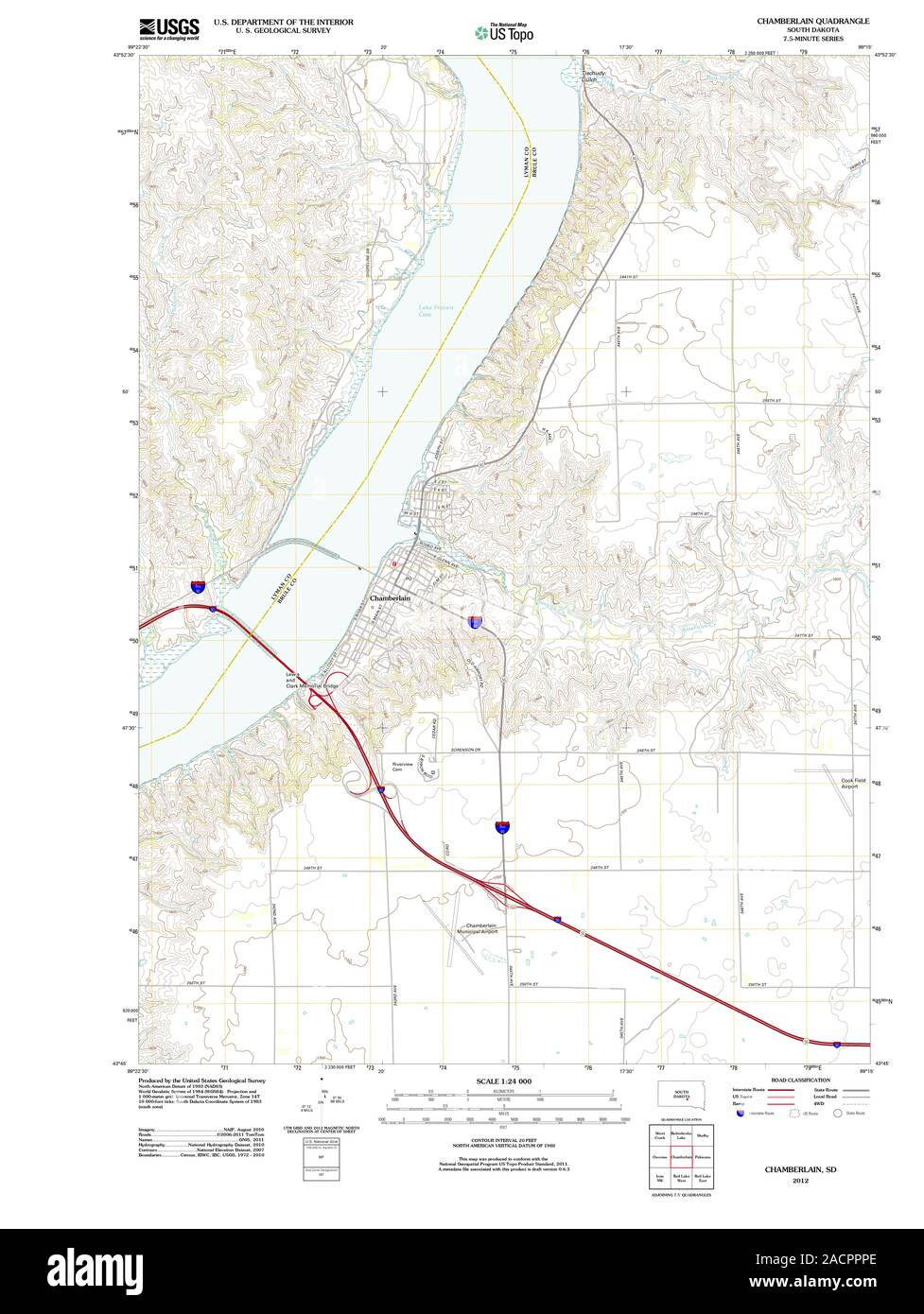 Chamberlain South Dakota Stock Photos & Chamberlain South Dakota Stock