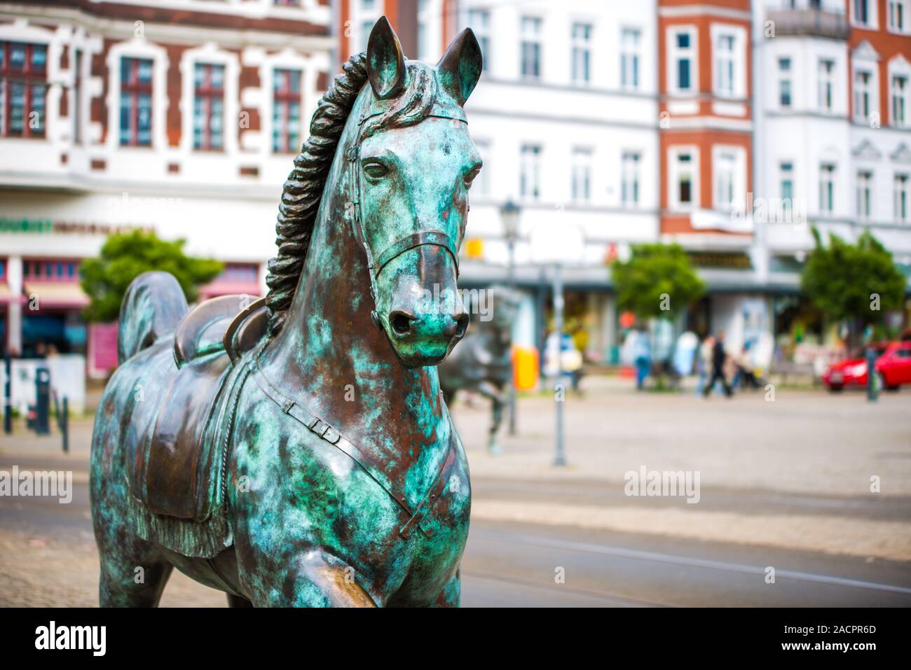 horse statue in Berlin Stock Photo Alamy