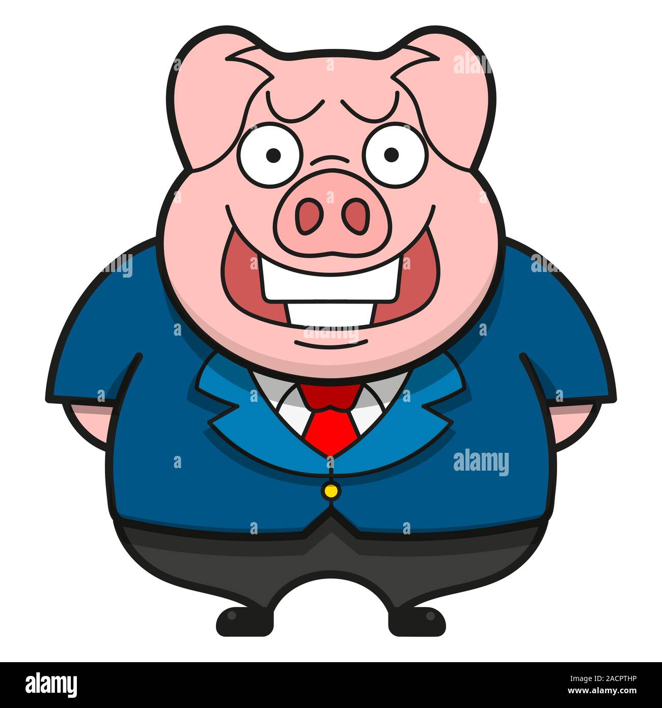 Boss In Jacket Vector On White Background Stock Vector