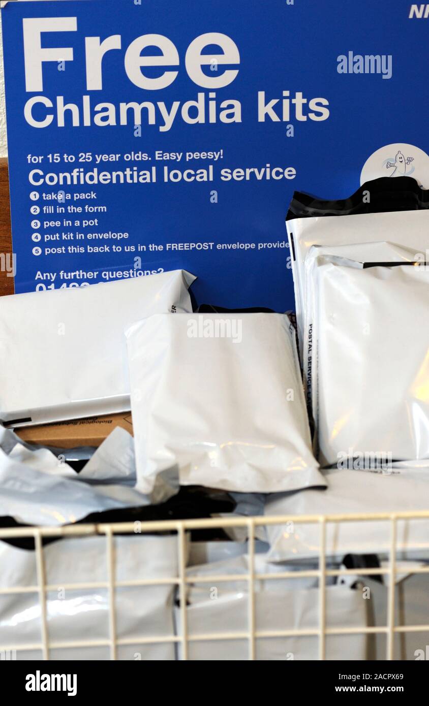 Not for use in Television Chlamydia test kits. This is an NHS service offering free and