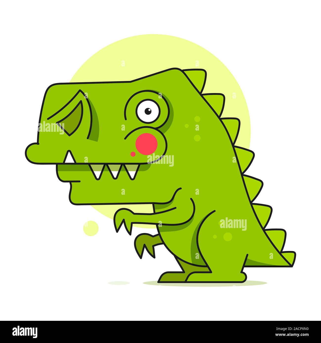 Cute Cartoon Dino Design Funny Cartoon Character Wildlife Pattern Graphic Vector Stock Vector Image Art Alamy