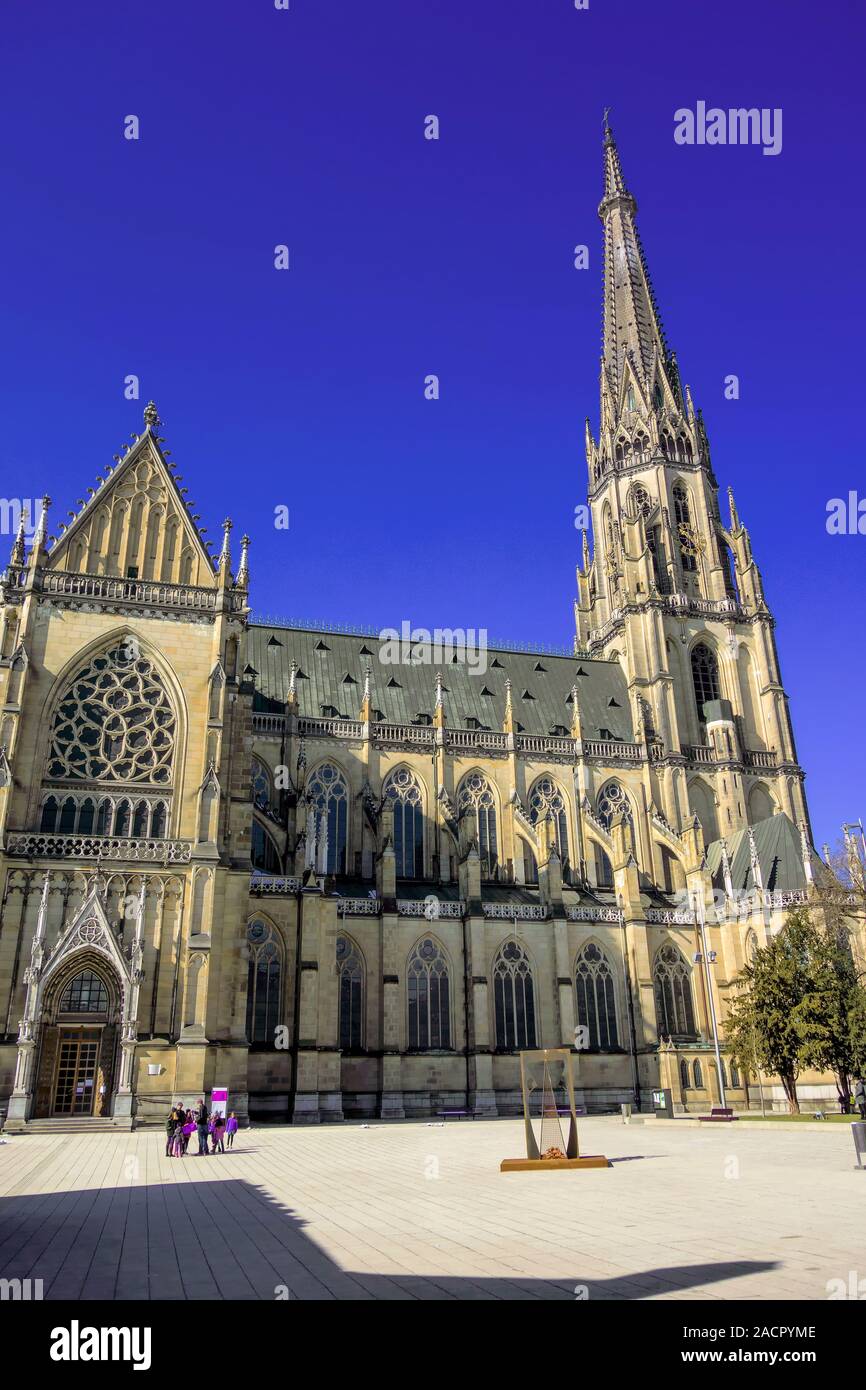 The New Cathedral in Linz, Austria Stock Photo - Alamy