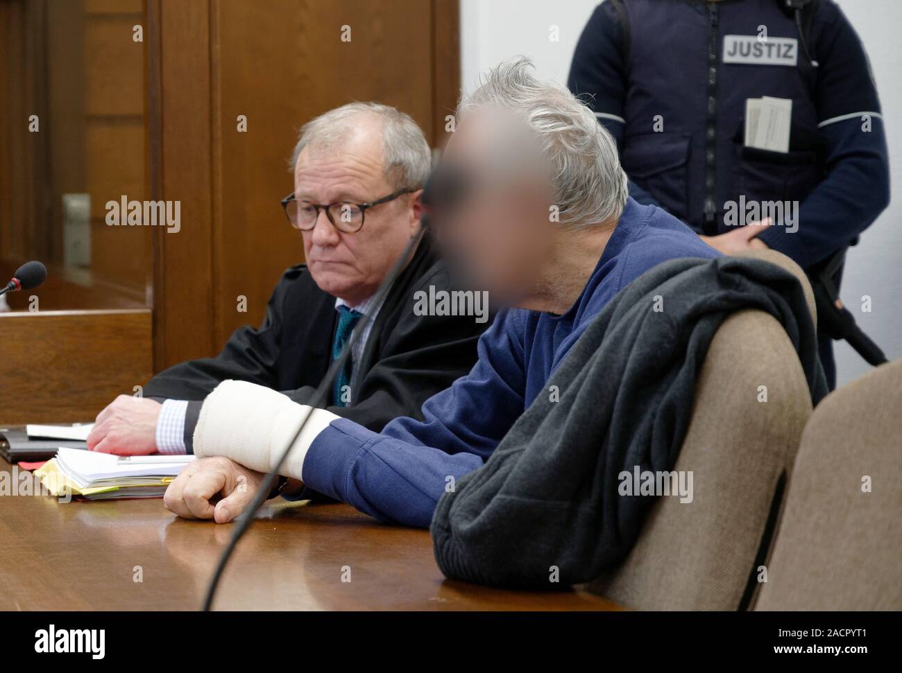 Cologne Germany 03rd Dec 2019 The Defendant Front And His