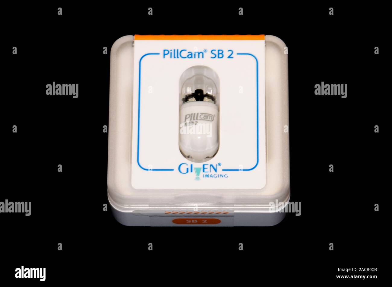 PillCam capsule endoscope. This digital camera, which is the size of a