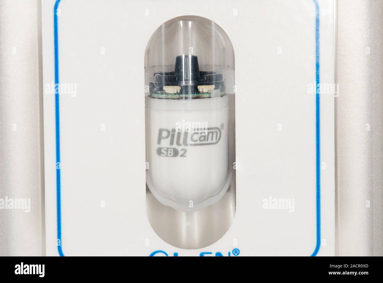 PillCam capsule endoscope. This digital camera, which is the size of a