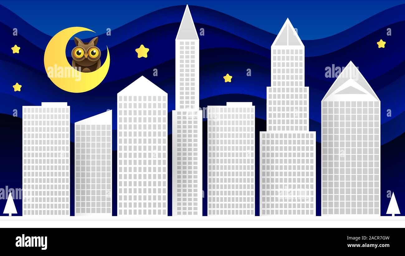 Magic Illustration With Moon And Different Elements Of Space. Stars, Space, Planets. Vector Stock Vector