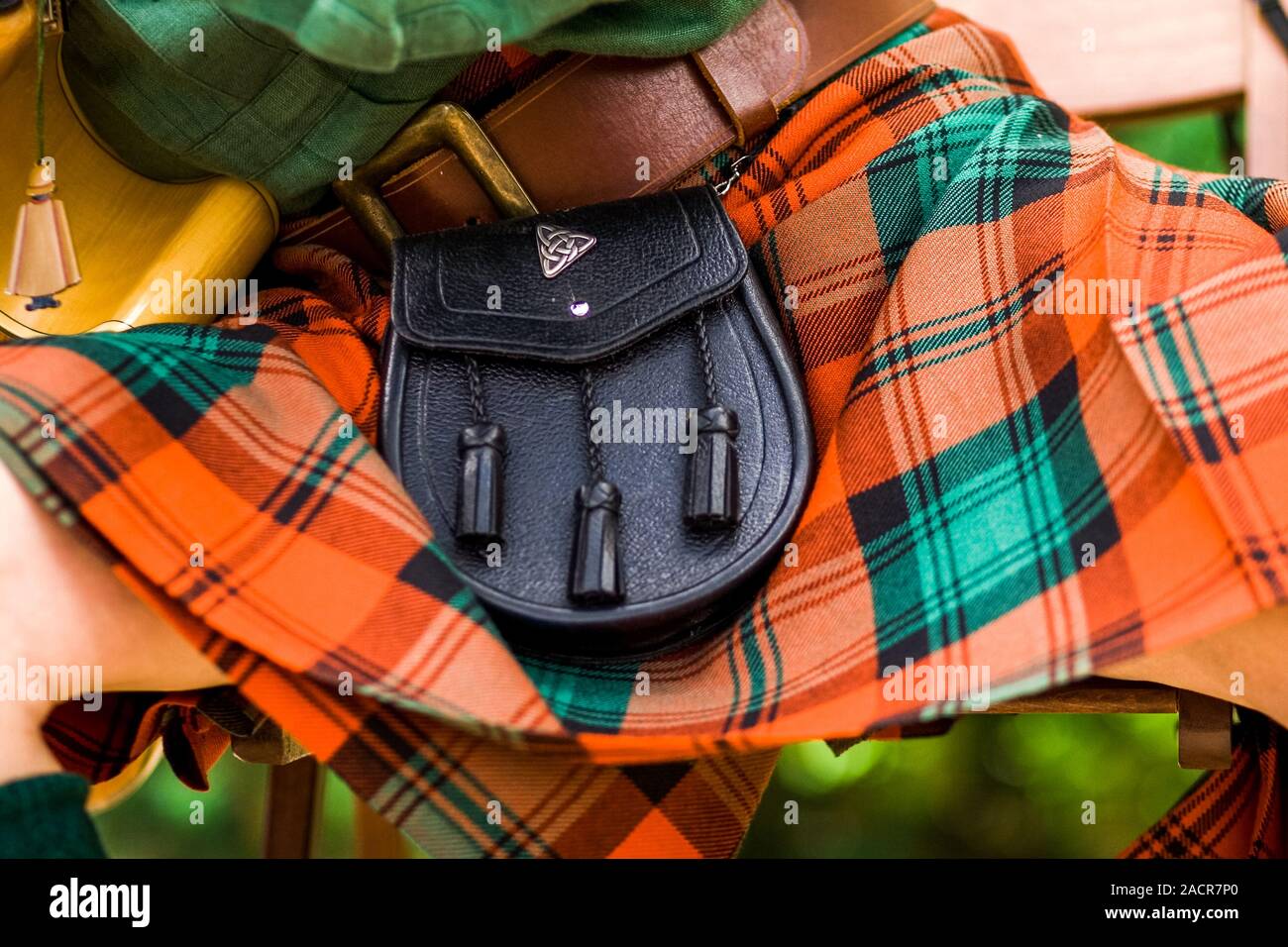 Scottish kilt Stock Photo